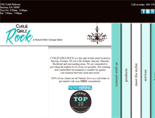 Tablet Screenshot of curliegirlzrock.com